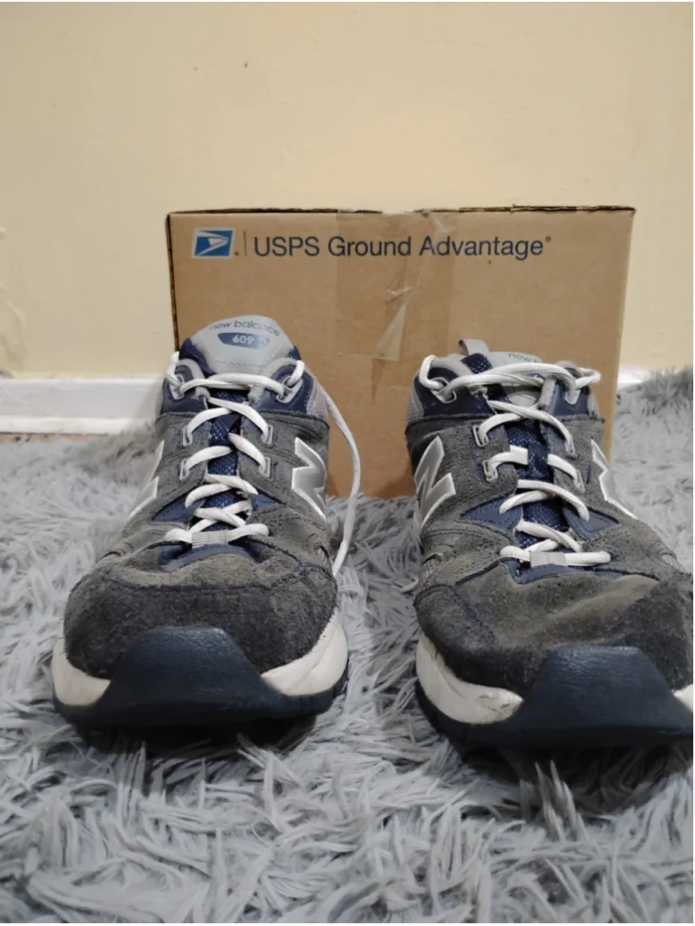 New Balance 609 Mens Size 13 Grey Casual Shoes Sneakers Walking MX609V2N